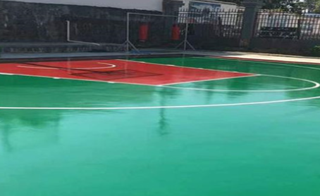 珠海篮球场翻新地面